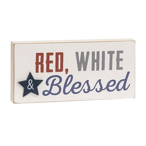 Red, White & Blessed Block