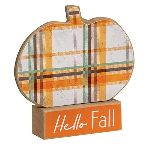 Hello Fall & Happy Fall Pumpkins on Base