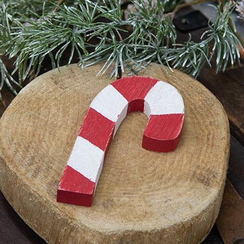 Wooden Candy Cane Sitter