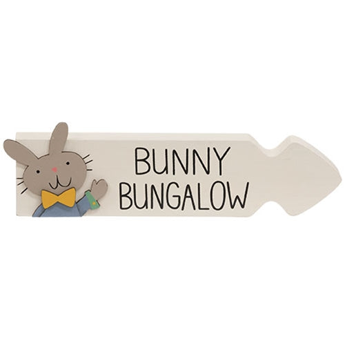 Carrot Cottage/Bunny Bungalow Arrow Sitter, 2 Asstd. - Sold Separately