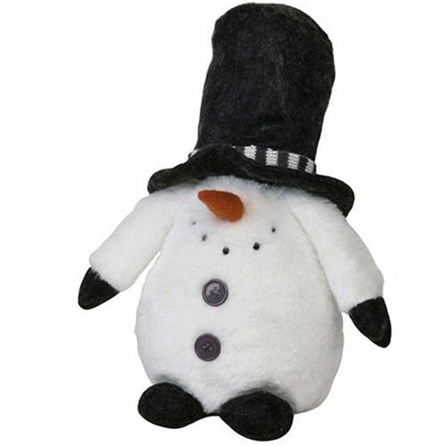 Small Plush Black Hat Snowman