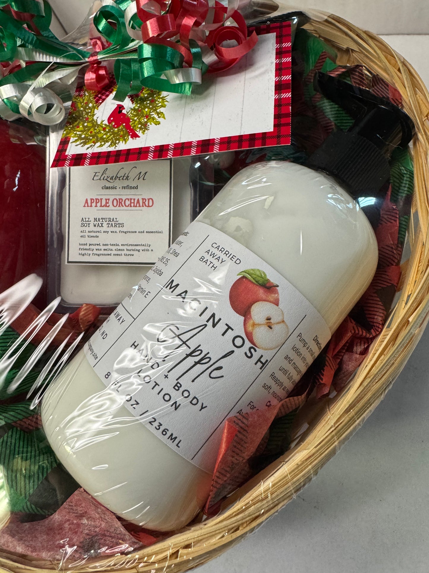 Assorted Apple Scented Product Gift Basket