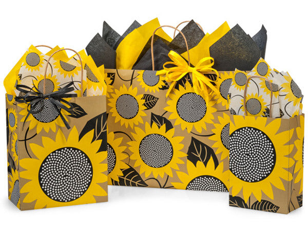 Sunflower Fields Paper Gift Bag