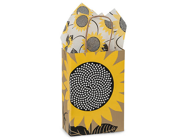 Sunflower Fields Paper Gift Bag