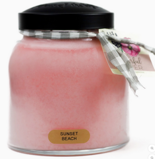 Sunset Beach – 34oz Summer Strong Scented Gift Jar Candle