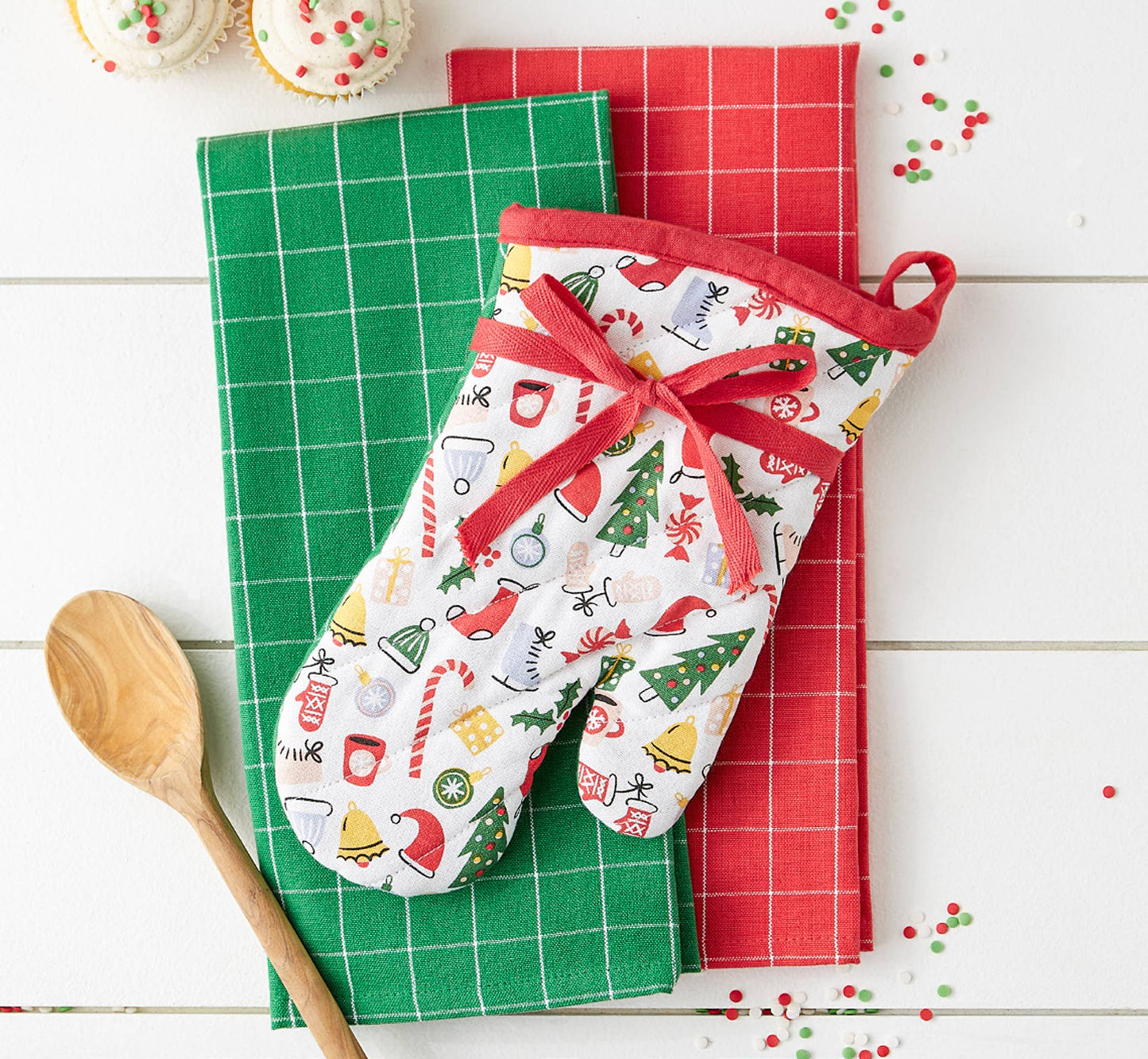 Holiday Vibes Oven Mitt Gift Set