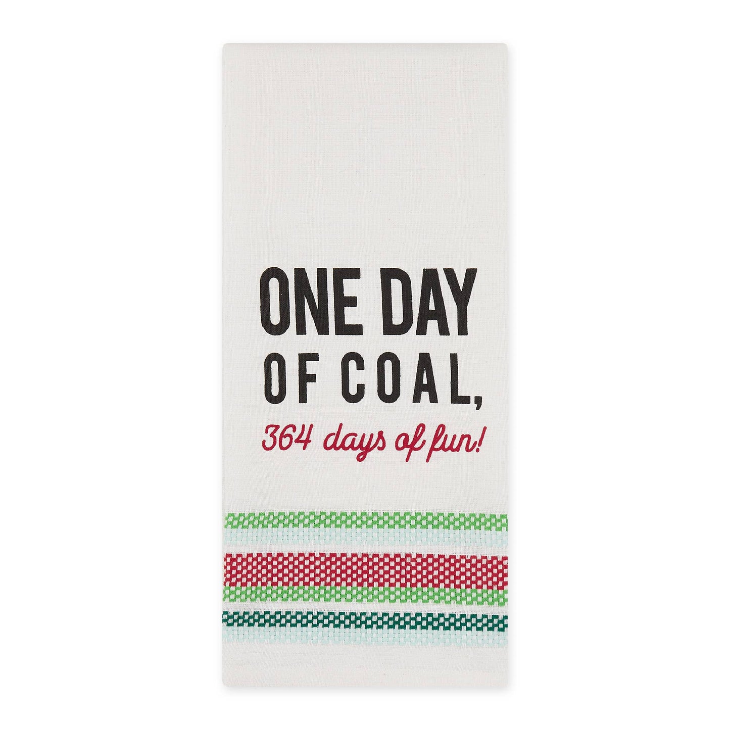 One Day Of Coal Dishtowel Set Of 2