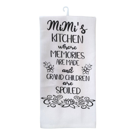 "Mimi's Kitchen Memories" Decorative Kitchen Towel