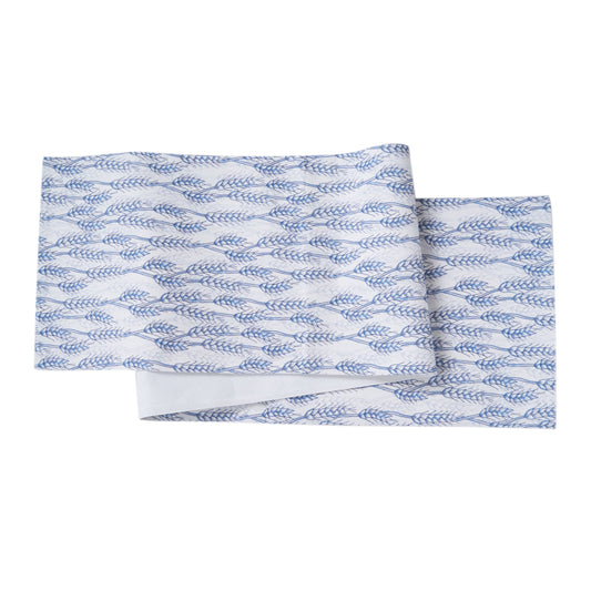 Fall/Harvest Blue Wheat Table Runner