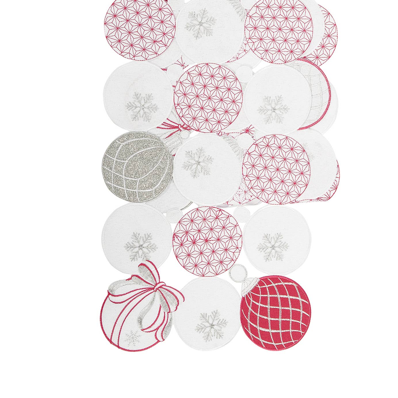 Christmas Ornaments Table Runner