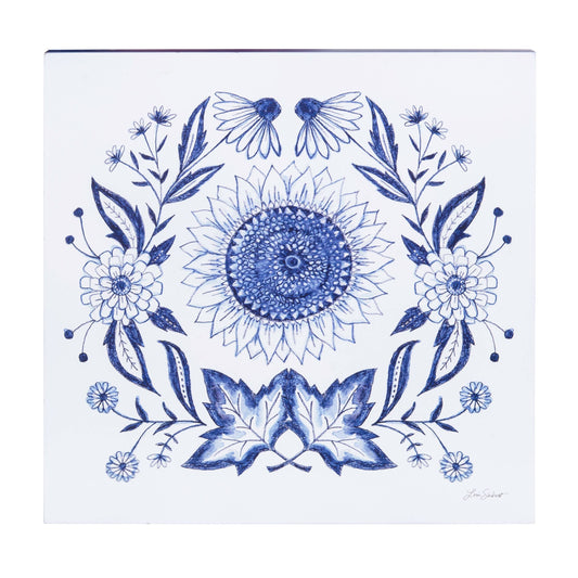 Fall/Harvest Blue Sunflower Wall Art