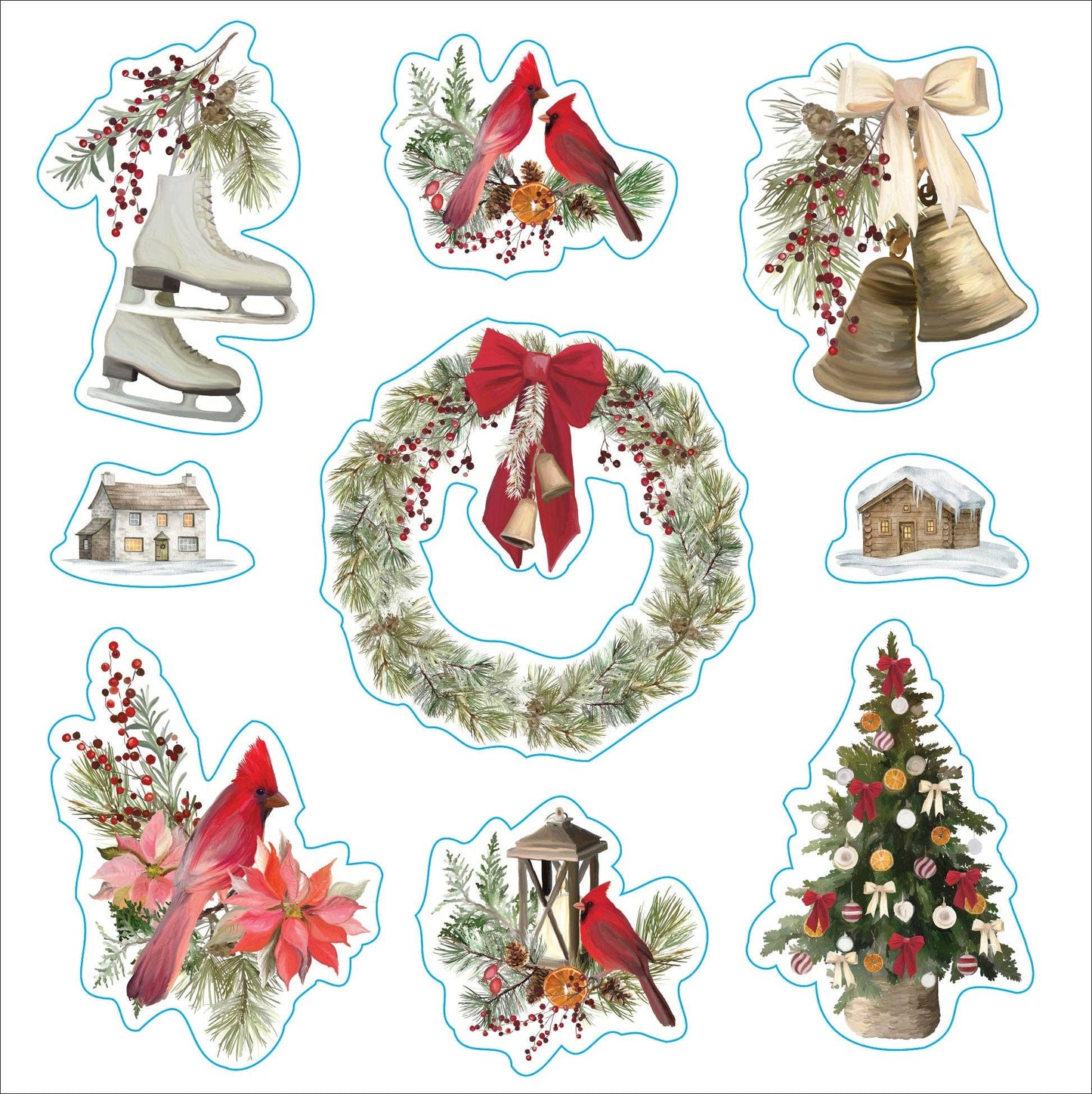 Merry & Bright Christmas! A Festive Sticker Book