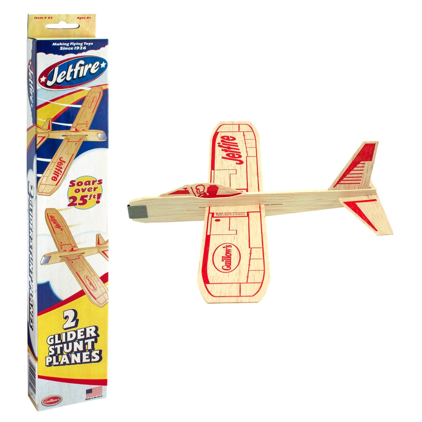 Guillow's Jetfire Glider Twin Pack