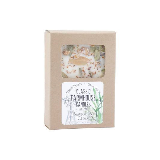 Soy Wax Melt Bar - Bamboo & Cedar