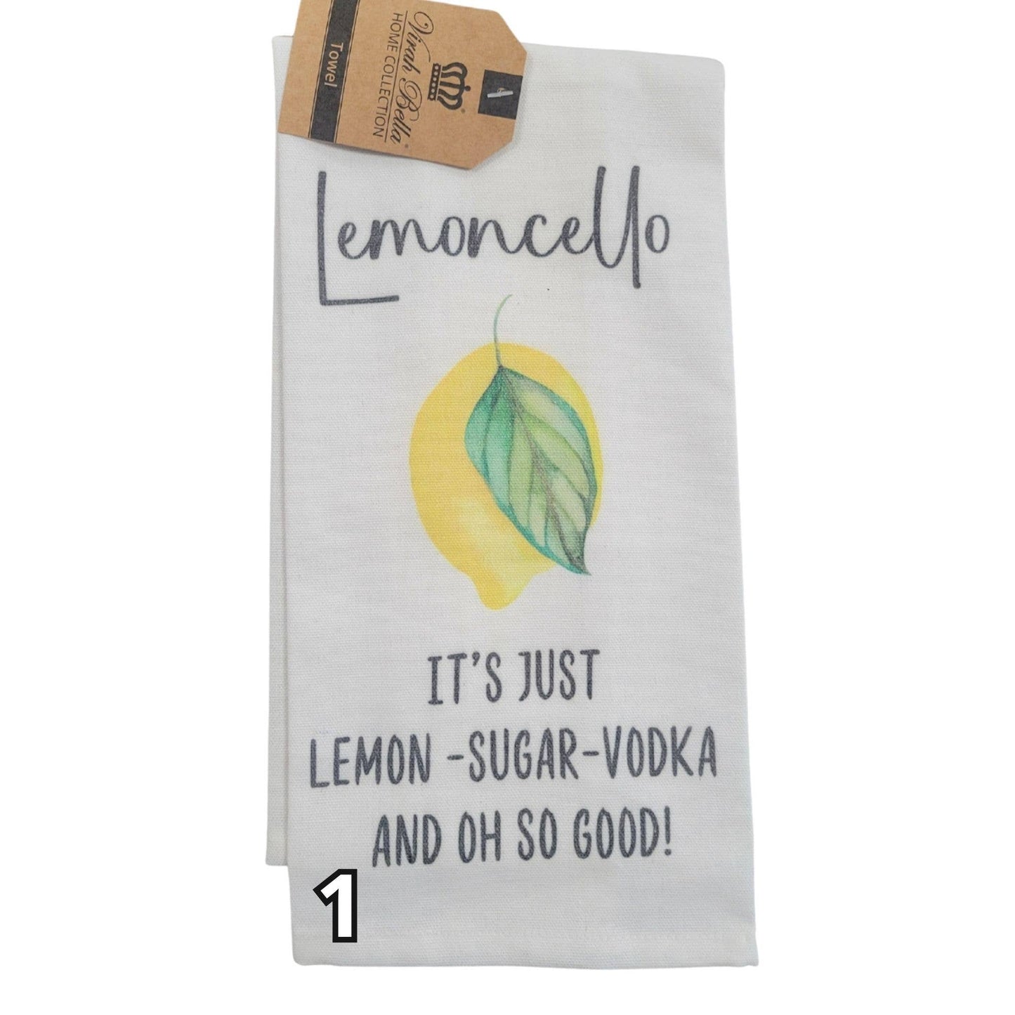 "Lemons and Bees" Summer-Themed Kitchen Towels
