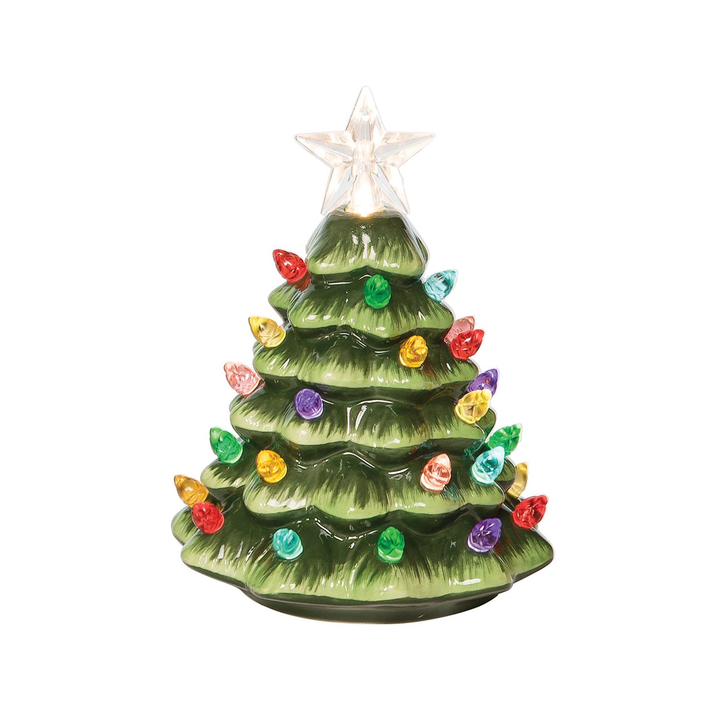 Christmas Tree Small Green LED Decorative Figurine