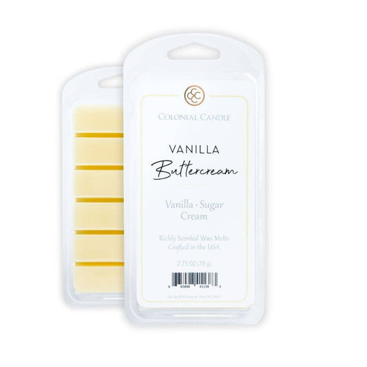 Vanilla Buttercream Scented Wax Melt, Colonial Candle, 2.75oz
