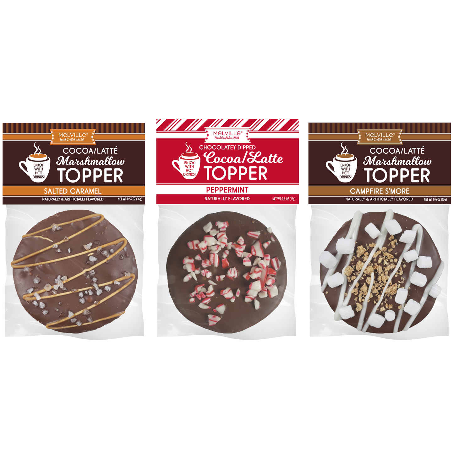 Chocolatey-Dipped Marshmallow Toppers - Assorted