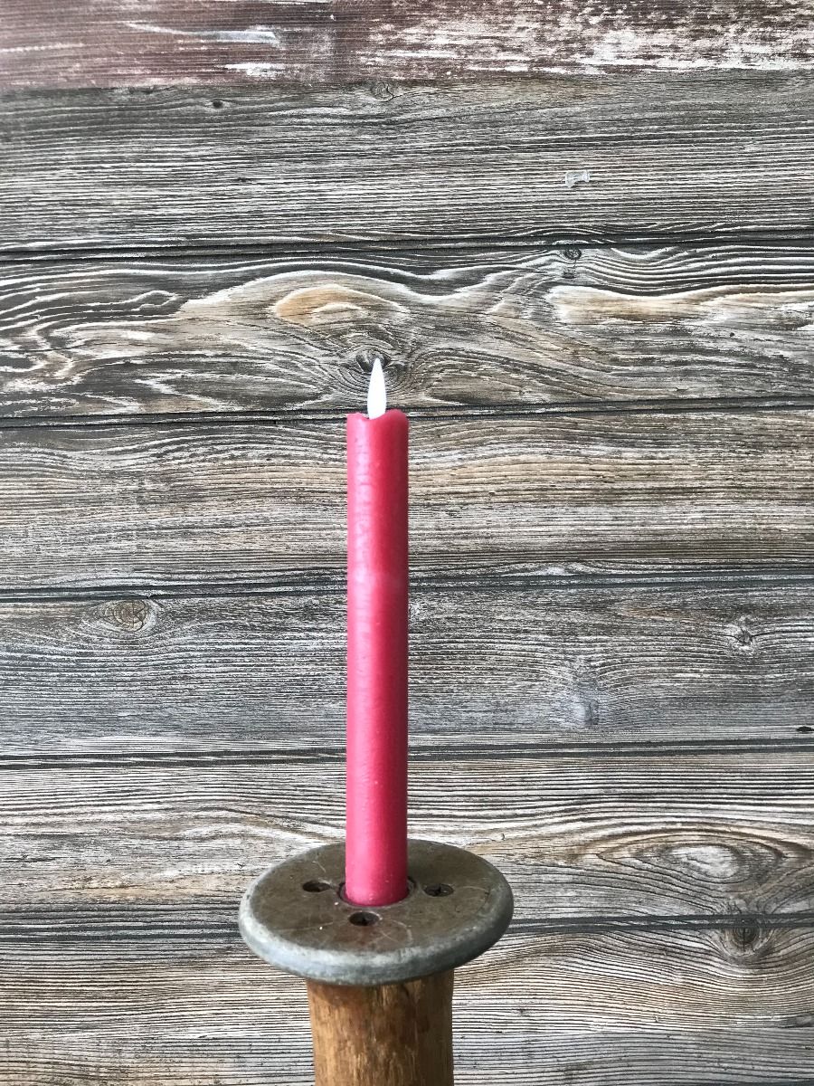 Red Realistic Taper Candle