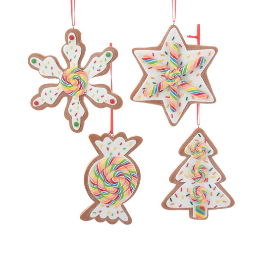3.93"CLAY-DOUGH GINGERBREAD COOKIE SHAPE 4A