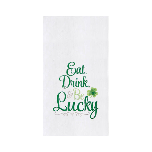 St. Patrick's Day Eat Drink & Be Lucky Kitchen Towel